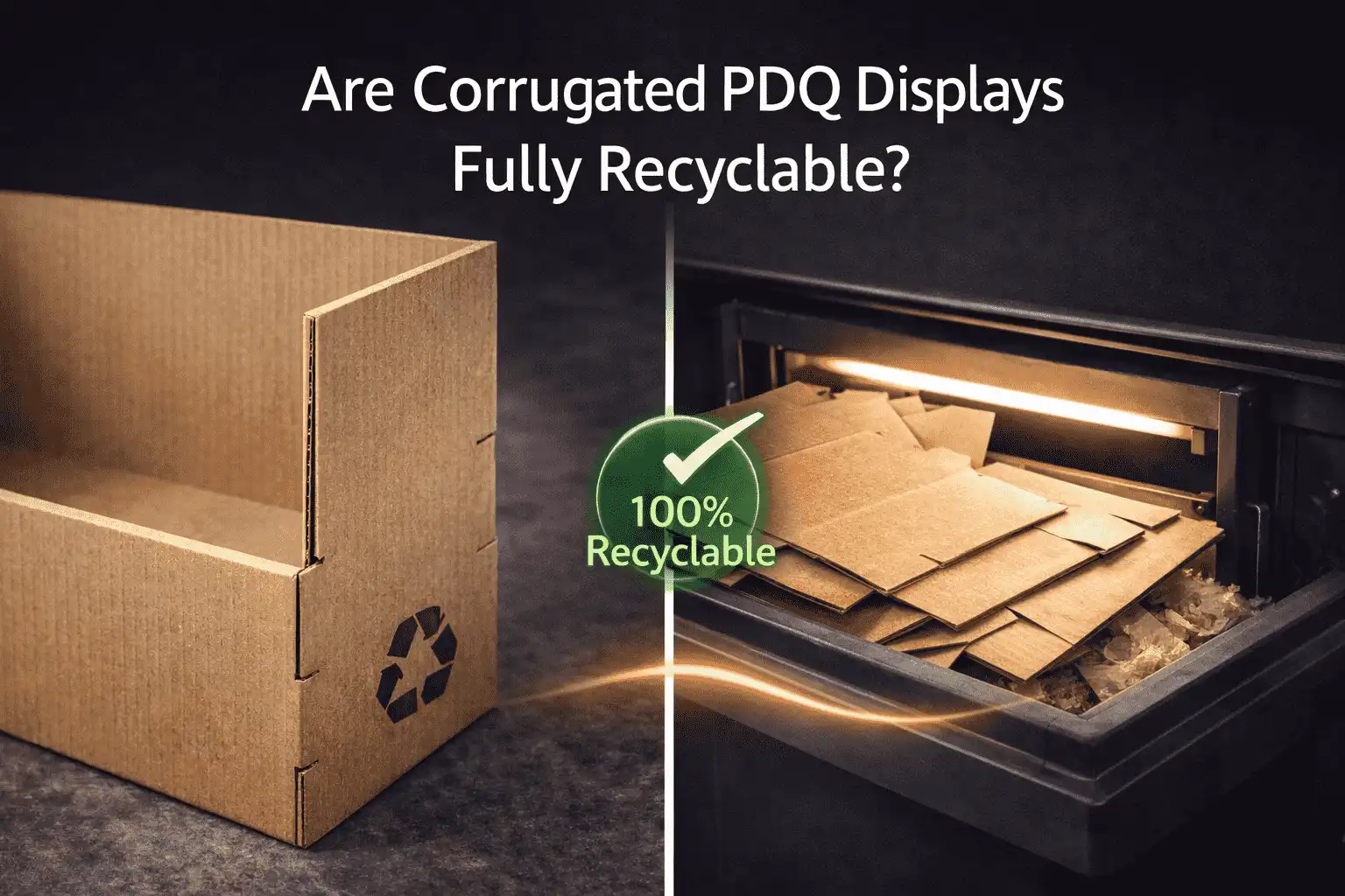 Are Corrugated PDQ Displays Fully Recyclable?